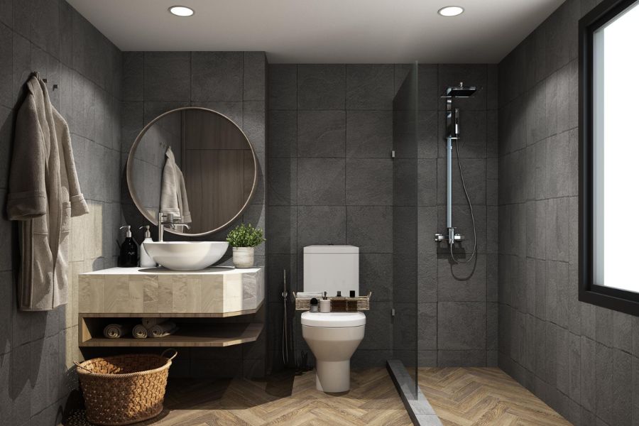 Industrial bathroom design ideas