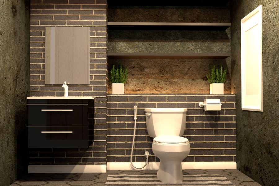 Industrial bathroom design ideas