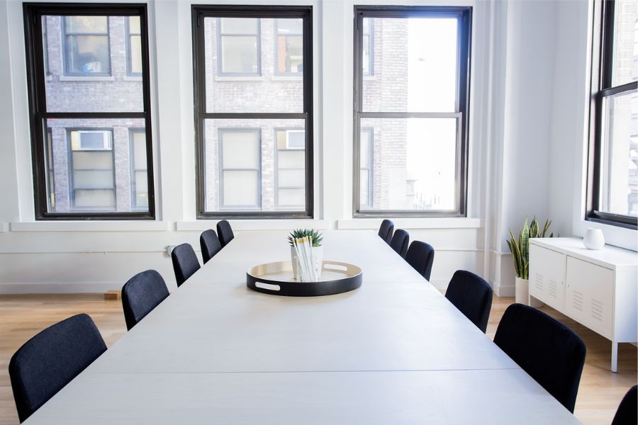 Minimalist office design for executives